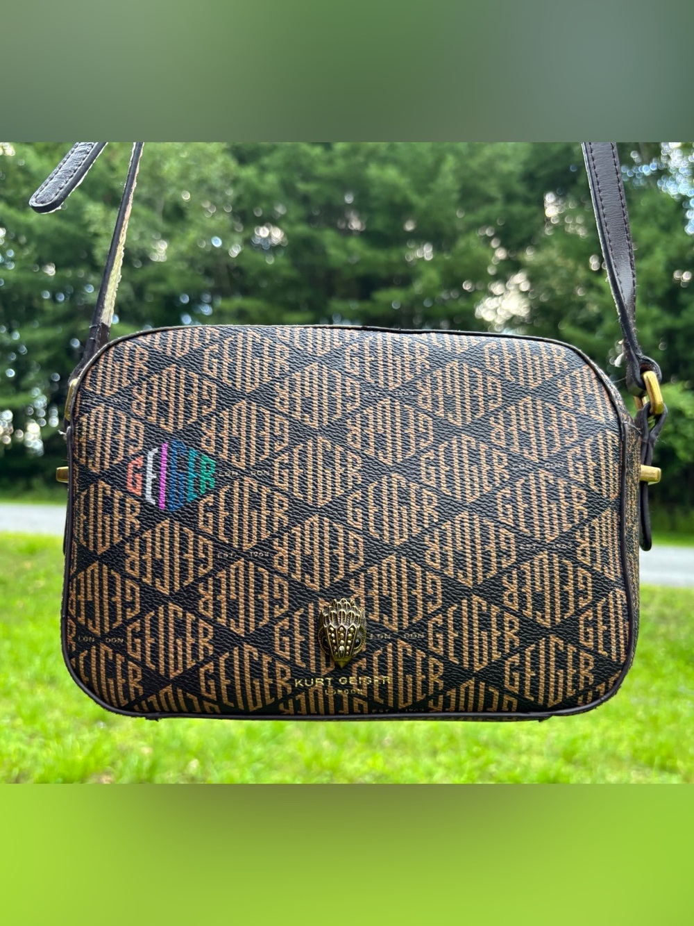 Kurt Geiger Monogram Crossbody Bag